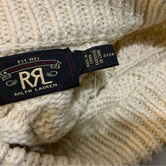 New Ralph Lauren lamb wool and silk Cable knit dress 2 - Picture 12 of 13